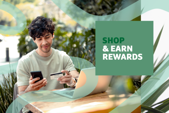 shop and earn rewards image