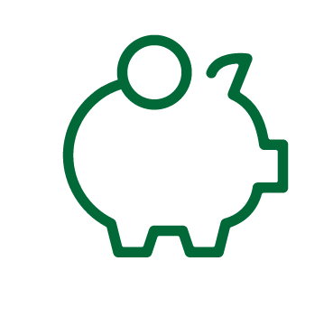 Piggy bank icon