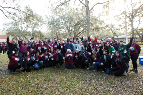 Grow Financial team members volunteer at Paint the Town.