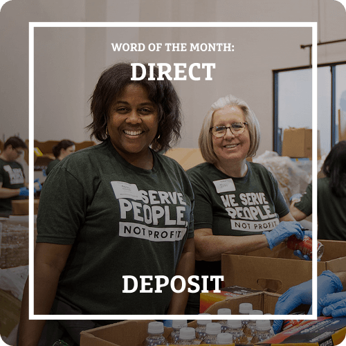 Word of the Month: Direct Deposit